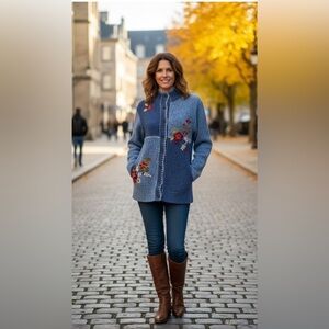 ERIKA vintage sweater size small